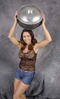 Spun Aluminum Air Cleaner (and Julie)